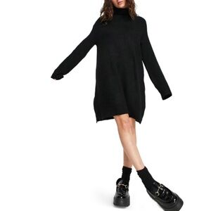 Topshop Turtleneck Sweater Dress